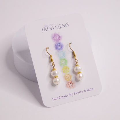 Two Pearl Earrings