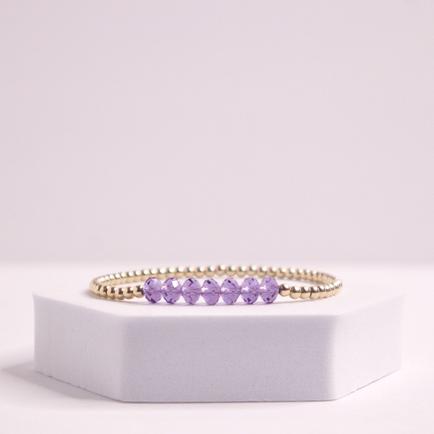 14k gold filled June Birthday Bracelet
