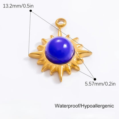 SAPPHIRE SUN CHARM