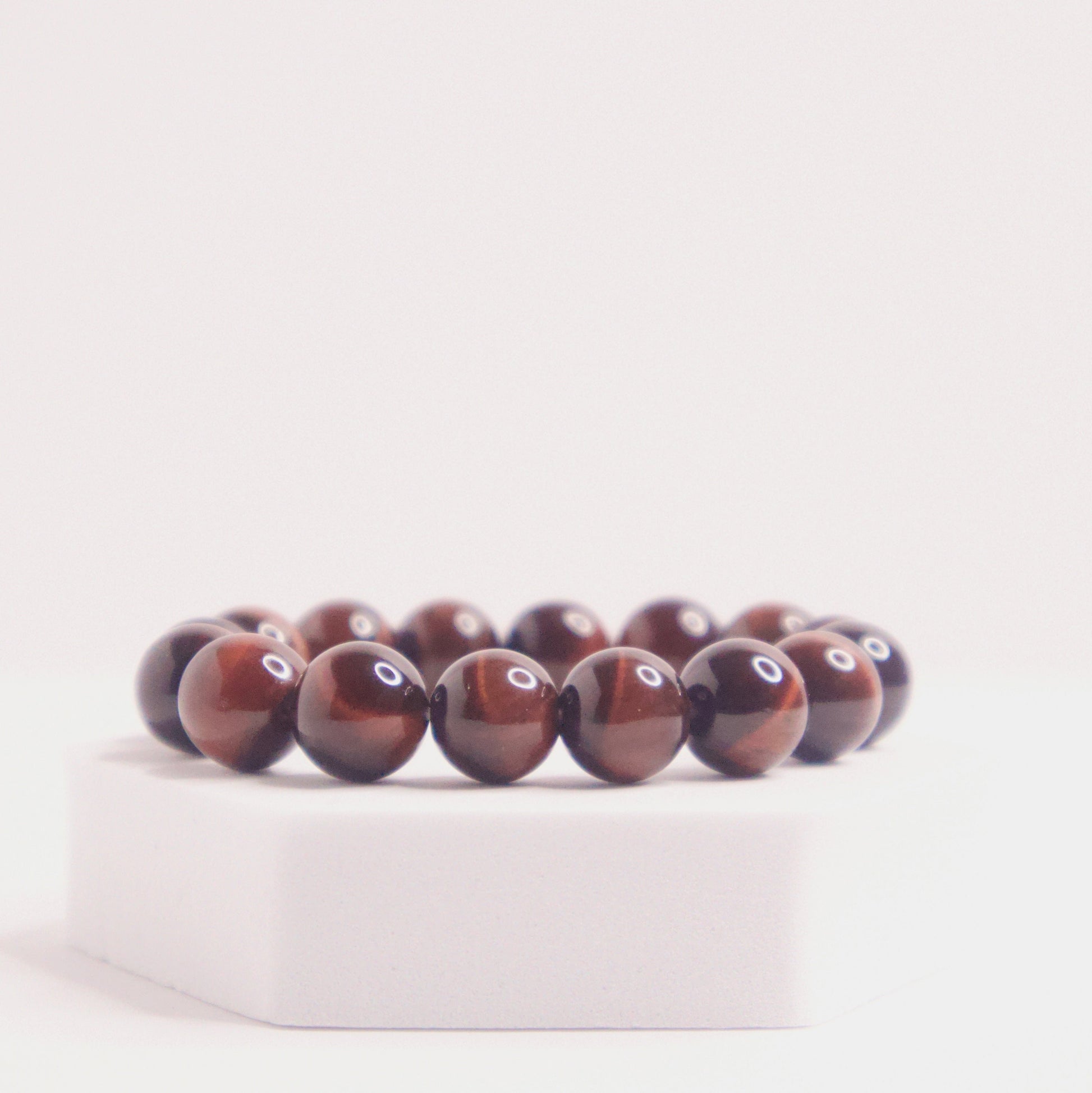 Red Tiger Eye Beaded Bracelet